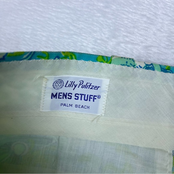 VERY RARE Vintage Lilly Pulitzer Mens Stuff Pants 38x32 - Picture 3 of 7